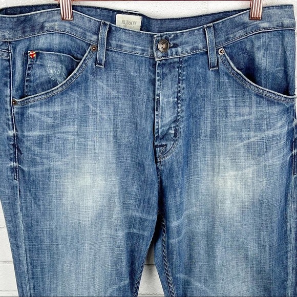 Hudson Men’s Bootcut Denim Jeans Size 36 - Picture 2 of 8
